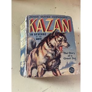 1937 KAZAN Revenge of the North VG 4.0 Whitman Big Little Book #1105